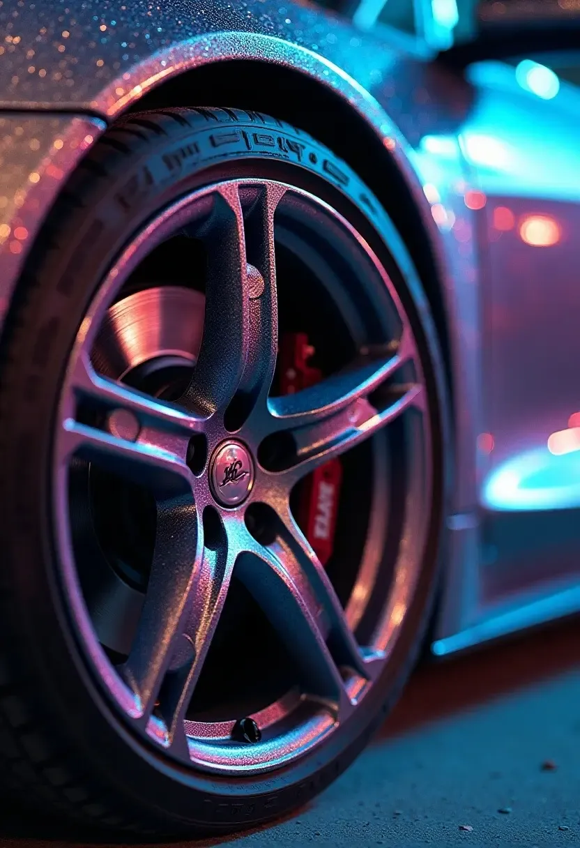 BPCOAT – WHEELS (Aplicación y Renovación de Llantas) pintura efecto synthwave